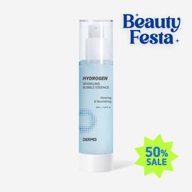 DERMIS Hydrogen Sparkling Bubble Essence 50ml Hydrating Glowing Firming Anti-Aging Korean Facial Serum _ Made in KOREA